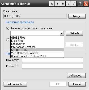 On the Shared Data Source dialog box, enter a name for your shared data source, select ODBC in the Type field, and click the Edit button. 3.