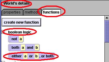 Boolean Logic in Functions Choose World