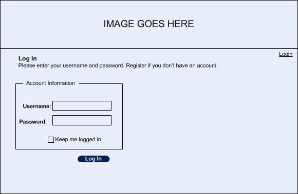 7.2.2 Login Page This page will be displayed when