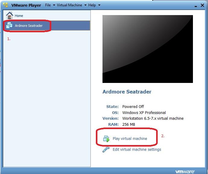 NEXT START UP Next time when you open the VMWARE Player from the You will find this window; Others Folder Sharing between the Host Machine and VMWARE A folder named