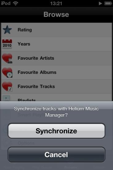 Synchronize with Helium Helium Streamer for ios - V2.0 Helium Music Manager 8 provides support for version 2.