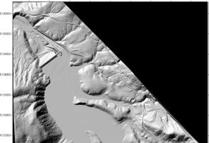 Due to achieving appropriate digital elevation model, control points selected from the LIDAR dataset and base points derived digital elevation models are compared in view of values of standard