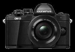 OLYMPUS OM-D E-M10 MARK II Includes 14-42mm R II lens High image quality 5-axis IS Large, easy-to-see viewfinder User
