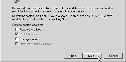 vi Select The updated driver (Recommended) DSL