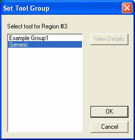 Tool/Tool Group icon on the tool bar. Select the Generic tool group from the list and then select OK.