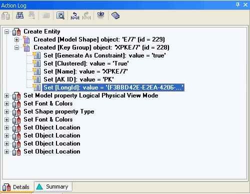 Workplace Panes View Property Details When you want to view the old and new properties for a property transaction, use the Property Details feature. To view property details 1. Select a property node.