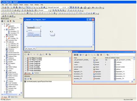 Workplace Panes Using the Bulk Editor The Bulk Editor occupies a pane similar to the Model Explorer or Action Log.