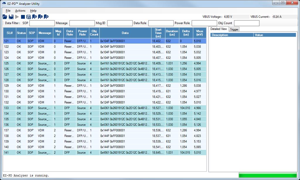 2.1 Capture PD Packets To capture the PD Packets, click Start Capturing on the tool bar as shown in Figure 2 