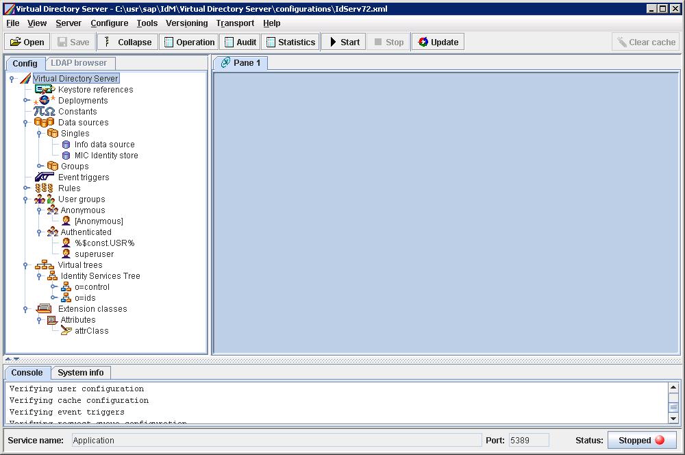 Adding the configuration in the Virtual Directory Server 5 The