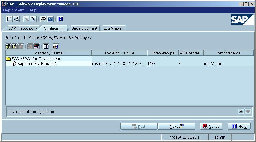 18 Deploying the configuration on SAP NetWeaver 4.
