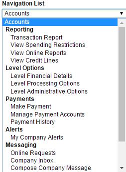 REPORTS 6) From the NAVIGATION LIST, select Transaction Report. 7) The REQUEST TRANSACTION REPORT page displays.