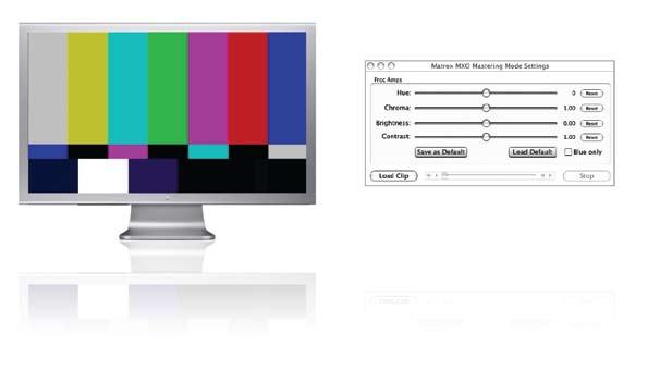 Inexpensive HD Monitoring Color calibration The Matrox MXO color calibration utility works in conjunction with your DVI monitor s look-up-table (LUT) to, in effect, turn your DVI monitor into a
