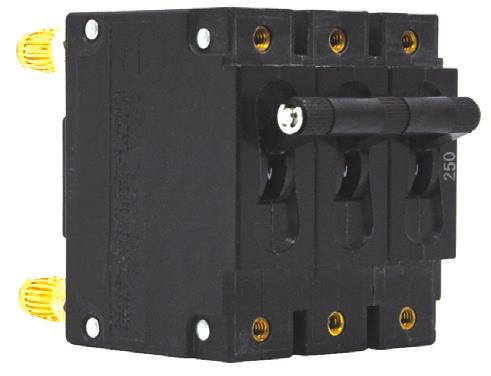 C-Series Circuit Breaker The C-Series hydraulic/magnetic circuit breakers are ideal for applications that require higher amperage and voltage handling capability in a smaller package.