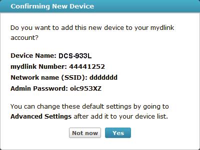 Section 2: Installation Check Your mydlink Account From any computer with an Internet connection, open a web browser and login to your mydlink account.
