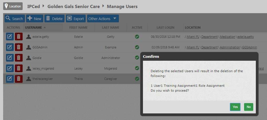 DONE! Deactivating Users: The system is designed to deactivate former employees instead of deleting them entirely.