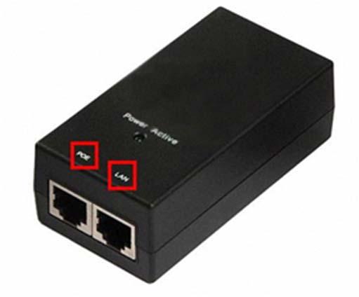 Next, plug the Ethernet cable into the power adapter port labeled LAN then insert the cable s other end into your existing switch or router with Internet connectivity.