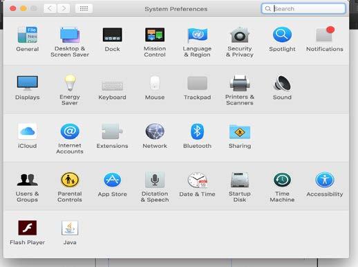 screen. Select System Preferences. 2.