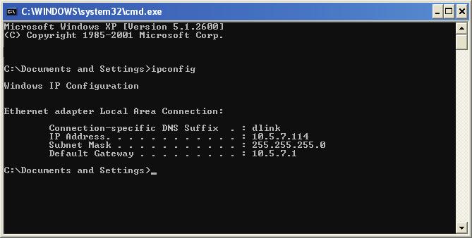 Appendix B - Networking Basics Networking Basics Check your IP address After you install your network adapter, by default, the TCP/IP settings should be set to obtain an IP address from a DHCP server