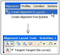 Creation of profiles: Profiles are created from existing surfaces using Layout Tools, then the profile geometry can be edited, the profile view styles can be modified, and the profile reports can be