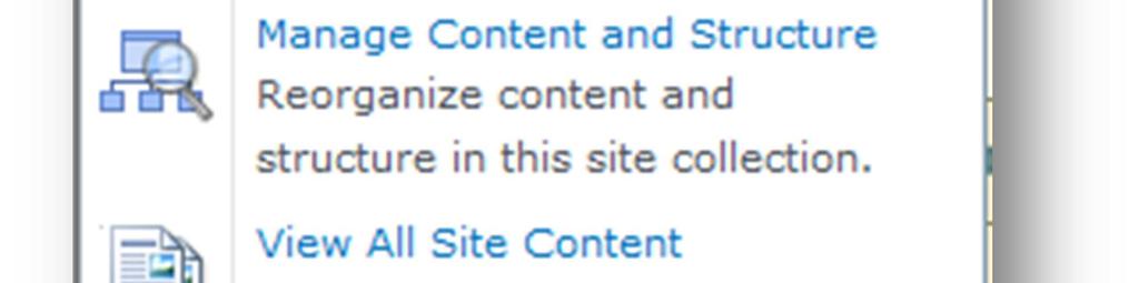 Site Actions button, then you are only a viewer for the current page