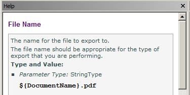 Pipeline Pilot Insight Insight Help Description The title is the name of the parameter itself The main content is the parameter help The type and value and other parameter details are not available