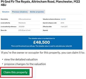 click Search. D. 9th Flr, Oakland House, Talbot Road, Manchester, M16 0PQ Your property will be displayed.