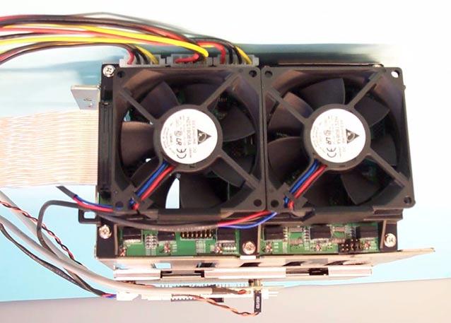 Fan 5/Fan 6 Alarm Board Connect with U3 68-pin SCSI cable Connect with power supply 2.4 Cooling Fan & Filter Figure 2.