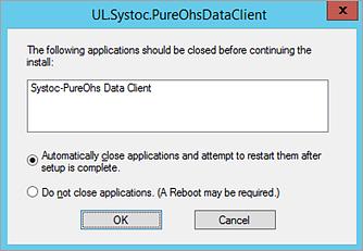 8. Retain the default selection as shown in the image below and click OK.