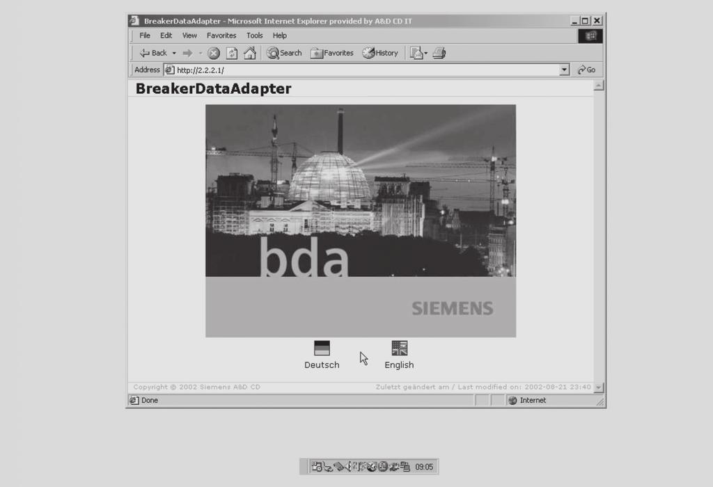 Breaker Data Adapter (BDA) WL Circuit Breaker Figure 4-8 Installing a data comm.