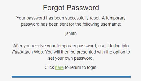 Enter your new password into the New Password field. Passwords must be 8-15 characters and contain at least one letter AND one number.