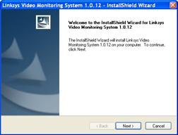 Installing the Linksys Video Monitoring System Software Running the