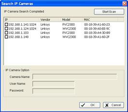 Linksys Video Monitoring System Quick Start Adding Local Network Cameras 3. Click the Camera tab. 4.
