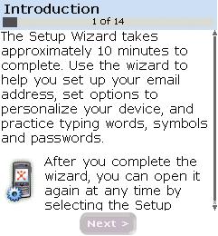 or more (up to 10) supported email addresses. The Setup Wizard takes approximately 10 minutes to complete.