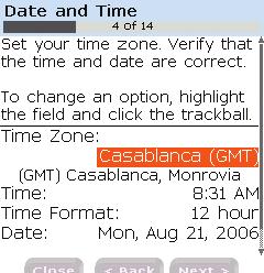 set the date and time, and orient you to some of the important keys/functions on your BlackBerry Pearl.