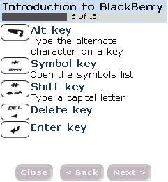 on your BlackBerry Pearl: The typing tutorial is designed to help