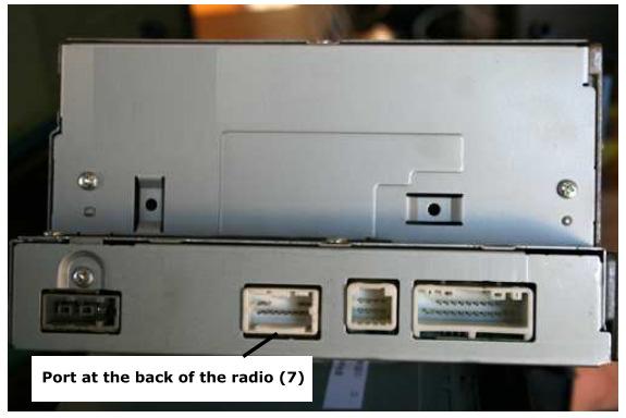 Picture 2 Back of the Nissan Radio 5.