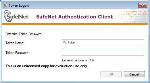 token. On the Confirm Certificate window, click OK. 6.