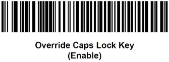 Caps Lock Override USB Caps Lock Override Enable Override Caps Lock Key to preserve the case