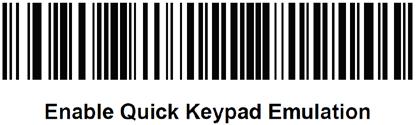 Keypad Emulation Scan Enable Keypad Emulation to send all