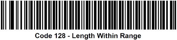 Set Length for Code 128 (continued): GS1-128