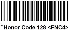 Code 128 <FNC4>: This feature applies to Code 128 bar codes with an embedded <FNC4> character. Select Ignore Code 128 <FNC4> to strip the <FNC4> character from the decode data.