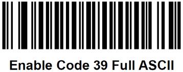Transmit Code 39 Check Digit: Scan one of the following bar codes to enable/disable the transmission of the Code 39 data with or without the check digit.