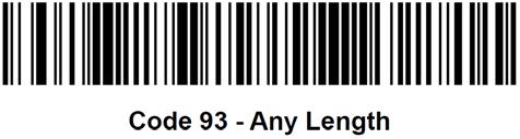 Select lengths using the bar codes in Appendix A - Numeric Bar Codes.