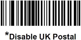 UK Postal Code Options: UK Postal Enable/Disable:
