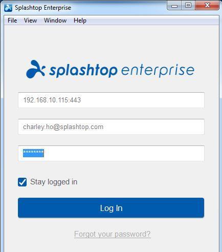 Installing the Splashtop Enterprise App This is the app that is installed on the user s or administrator s computer, which makes remote access possible.