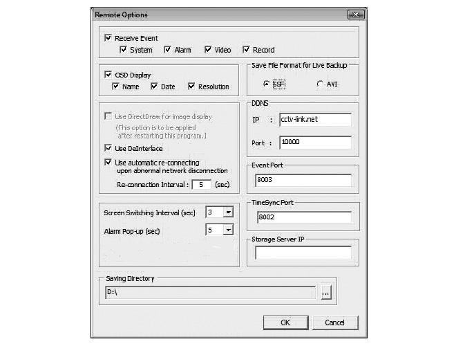 9. RemoteManager Setting Select RemoteManager Setting icon 1.