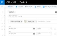 O365 OBTP Dual Homed experience O365 client TMS/TMSXE Video EP CMS Expressway-C Expressway-E O365 client books a meeting adding room participants Fetch meeting info, including join Lync URL Program