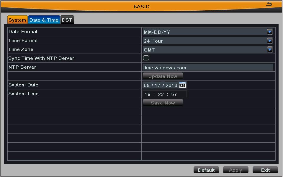 Note When switching among BNC VGA and HDMI, it will change the menu output mode, please connect to the corresponding device for control. Language: Select the menu language; built-in multi-languages.