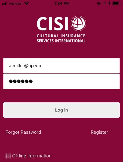 Get information on filing claims and opening cases Check In - Let your program and CISI know you are safe when unforeseen events occur Travel Destination - Get embassy contact details and