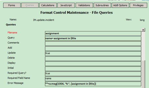 Best practices for tailoring Service Manager Codeless module Validation against a table To validate a field against another field in a table, you must define queries in master format control or in